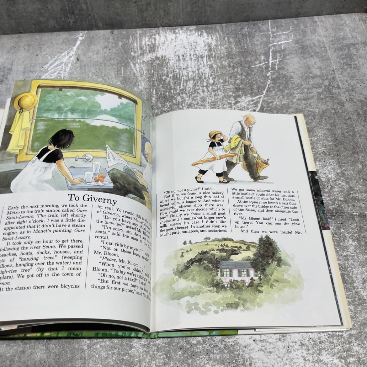 linnea in monet's garden book, by christina björk, 1987 Hardcover image 4