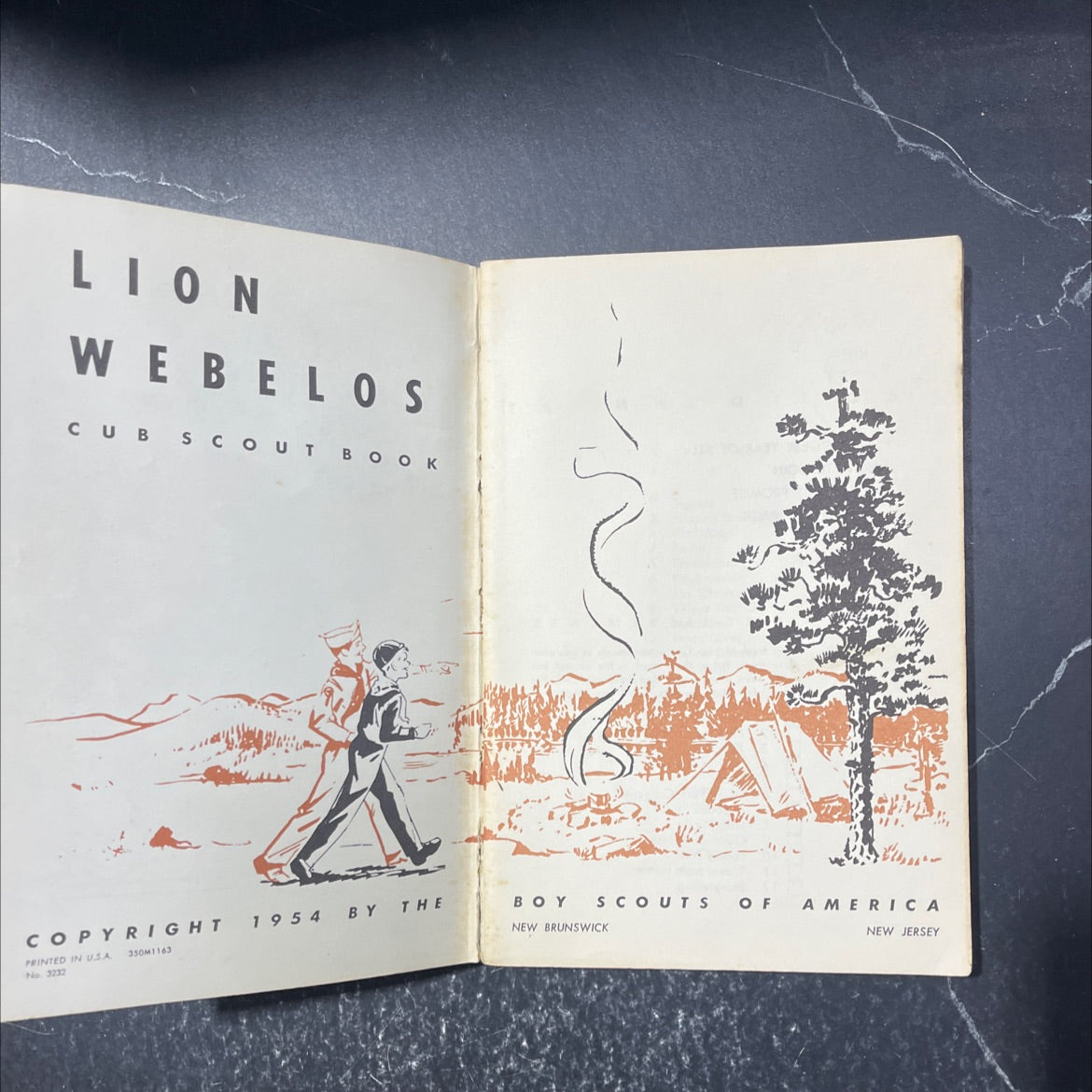 lion webelos cub scout book book, by unknown, 1954 Paperback image 2