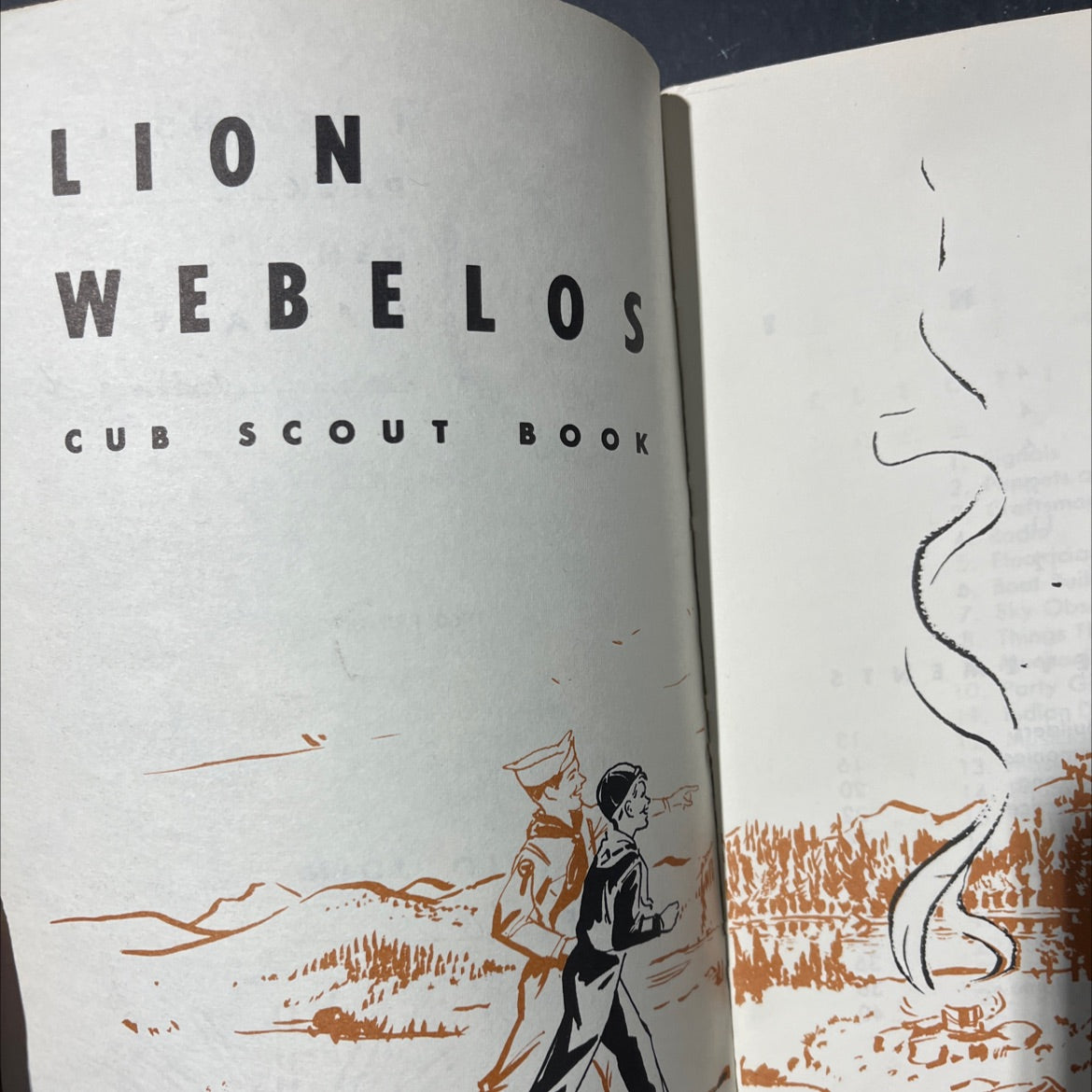 lion webelos cub scout book book, by unknown, 1954 Paperback image 2
