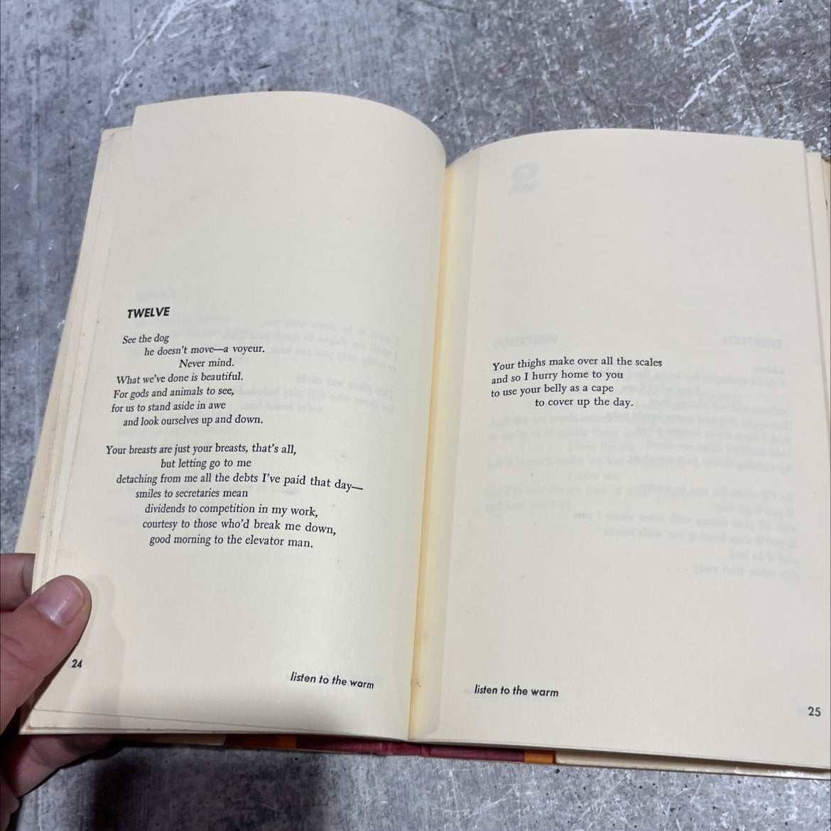 listen to the warm book, by rod mckuen, 1967 Hardcover image 4