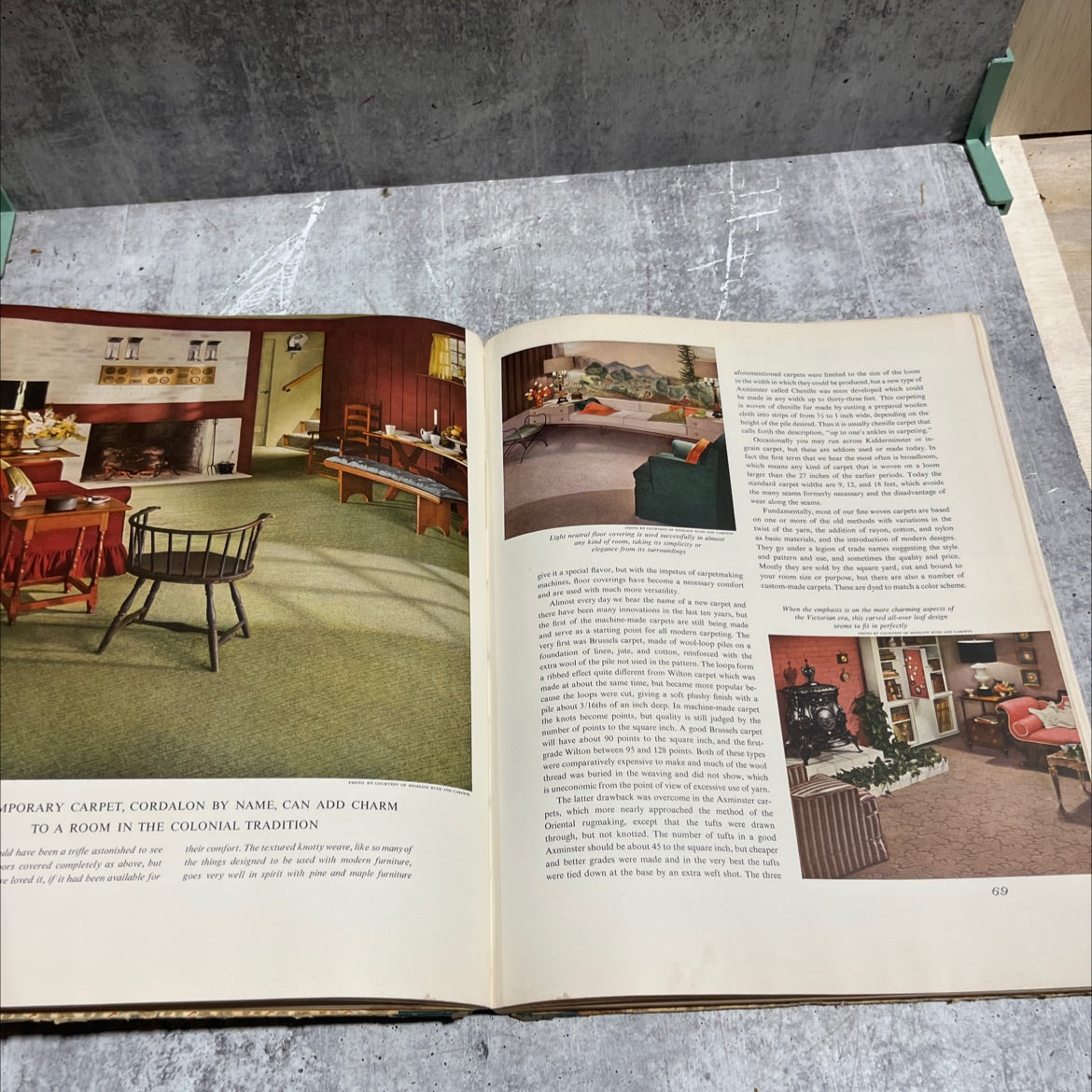 literary living ladies home journal book of interior decoration book, by elizabeth t. halsey, 1954 Hardcover image 4