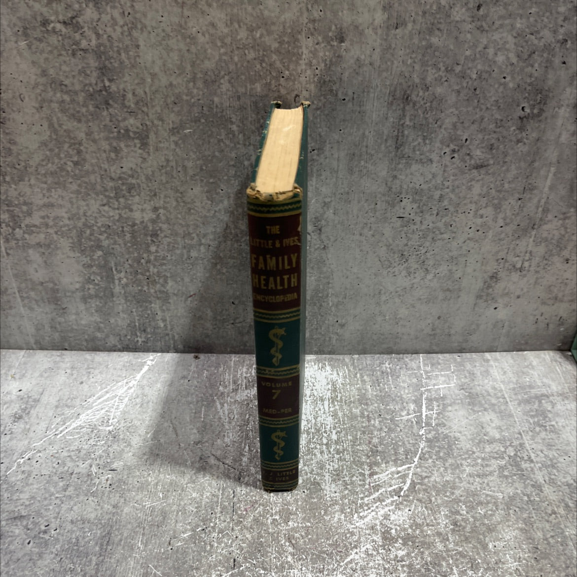 little & ives family health encyclopedia book, by randolph lee clark jr, russell w cumley, 1956 Hardcover image 4