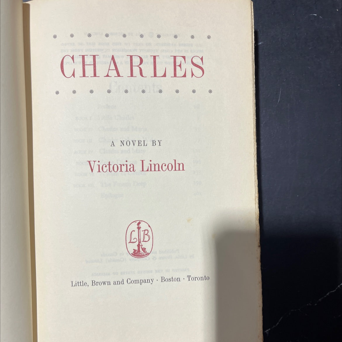 little charles book, by victoria lincoln, 1962 Hardcover image 2
