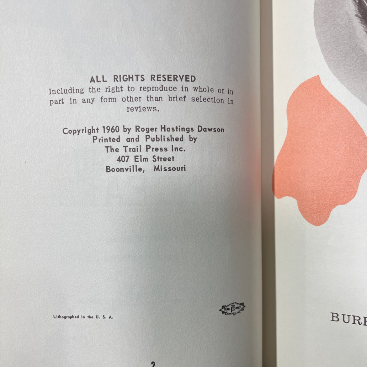 little dusty long ears book, by Roger Hastings Dawson, 1960 Hardcover image 3