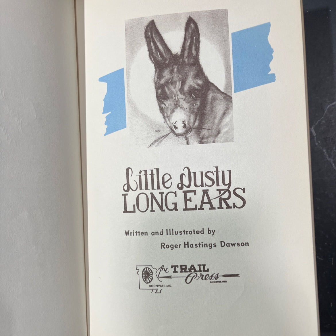 little dusty long ears book, by Roger Hastings Dawson, 1960 Hardcover image 2