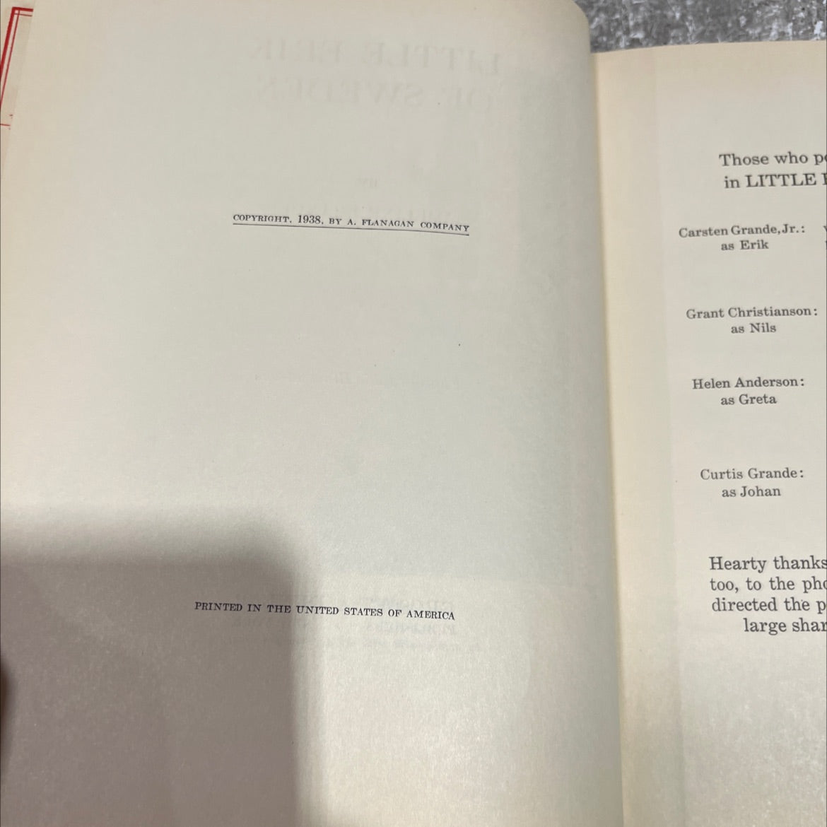 little erik of sweden book, by madeline brandeis, 1938 Hardcover image 3
