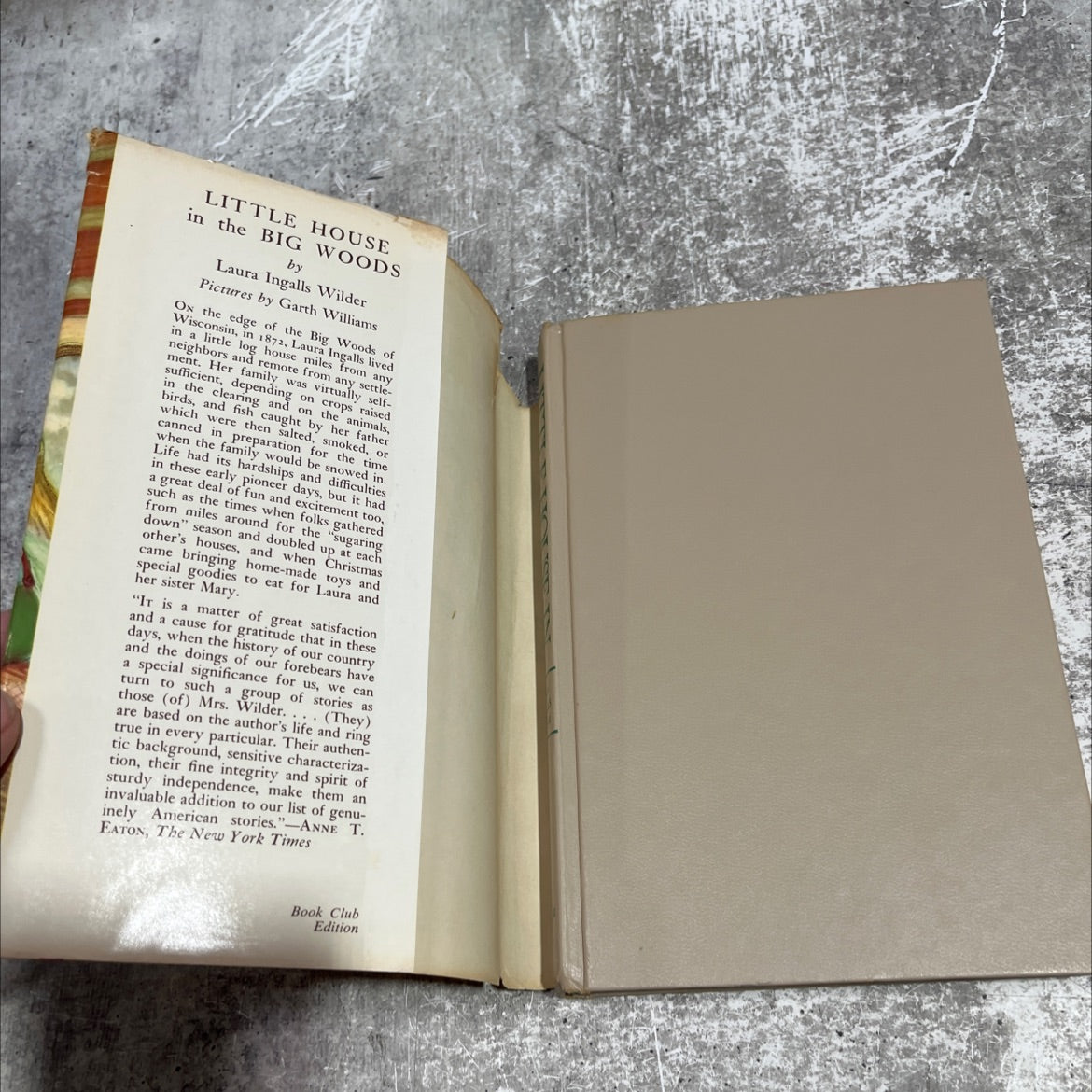 little house in the big woods book, by laura ingalls wilder, 1953 Hardcover image 4