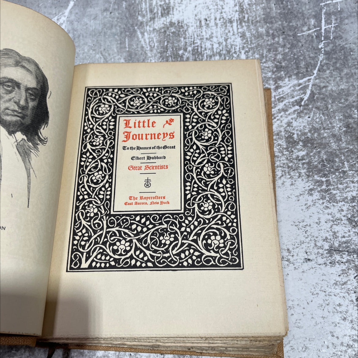 little journeys to the homes of the great book, by elbert hubbard, 1928 Hardcover image 2