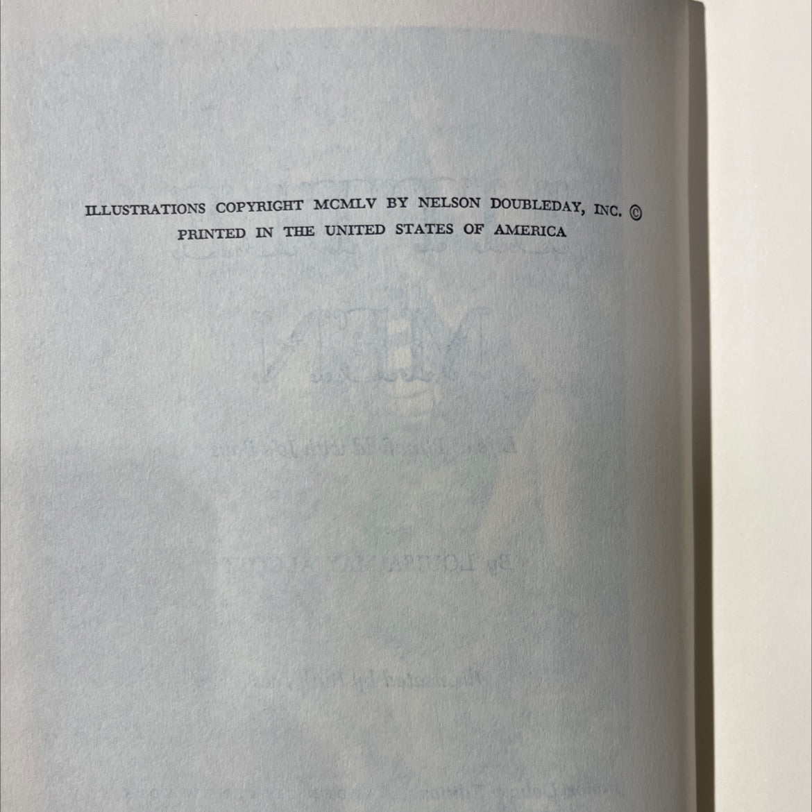little men life at plumfield with jo's boys book, by louisa may alcott, 1955 Hardcover image 3