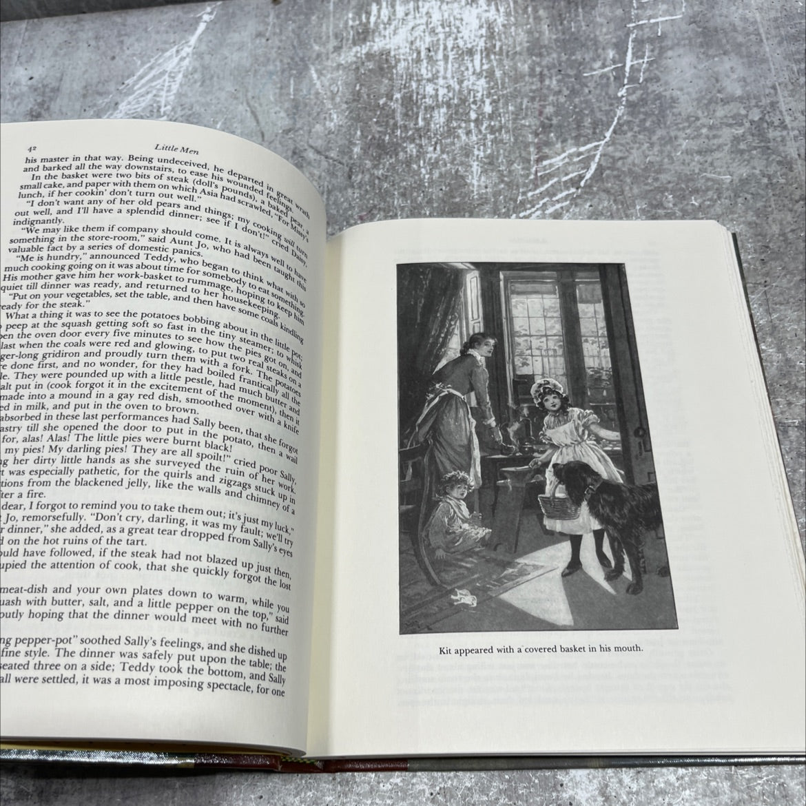little men life at plumfield with jo's boys book, by louisa may alcott, 1991 Hardcover image 4