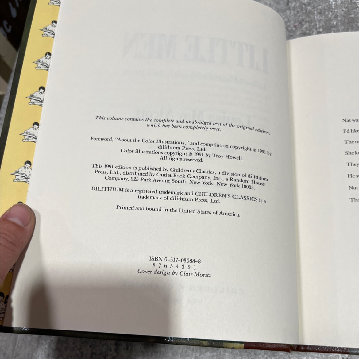 little men life at plumfield with jo's boys book, by louisa may alcott, 1991 Hardcover image 3
