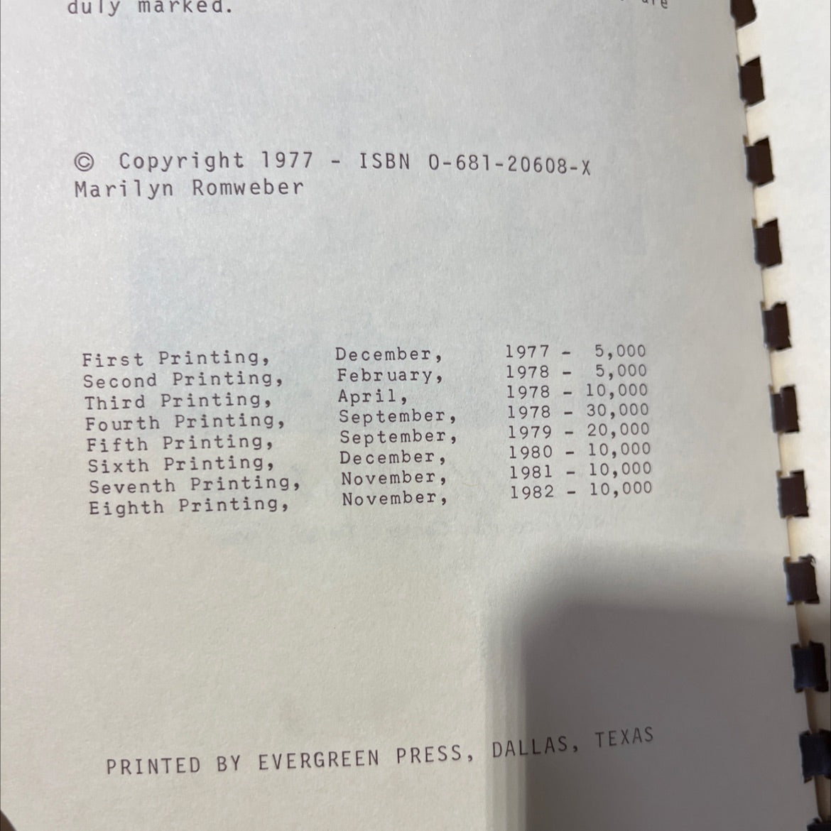 little mushroom 400 decorative center book, by marilyn romweber, 1980 Paperback, Vintage image 3