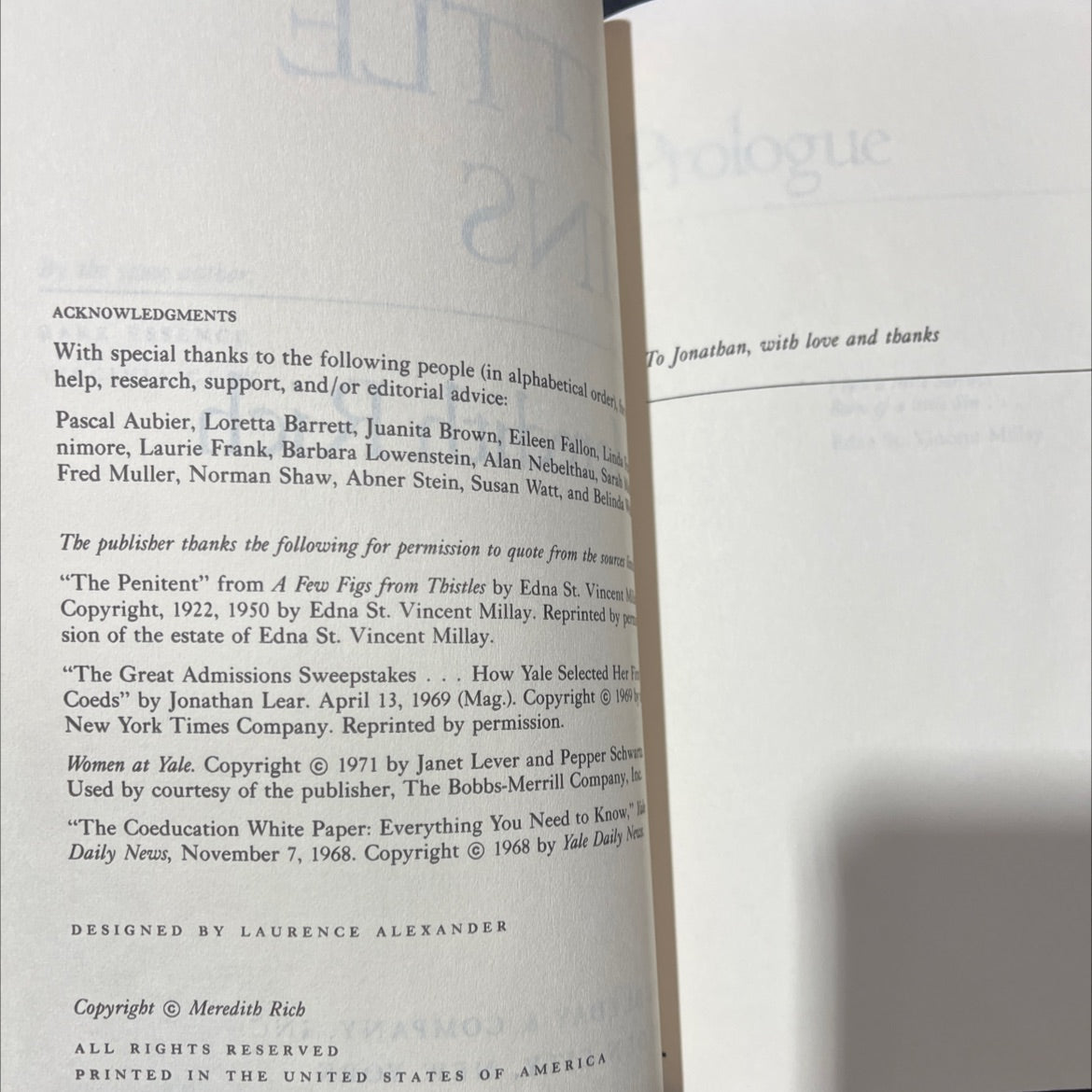 little sins book, by meredith rich, 1970 Hardcover image 3