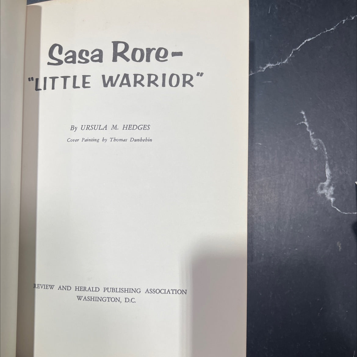 little warrior book, by ursula m. hedges, 1966 Hardcover image 2