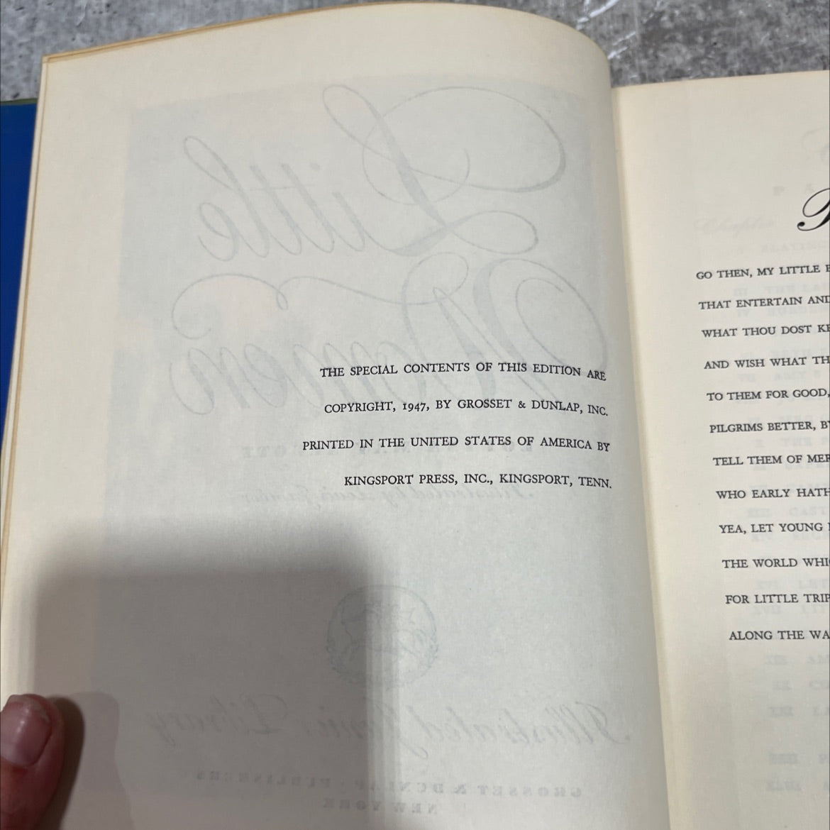 little women book, by louisa may alcott, 1947 Hardcover image 3