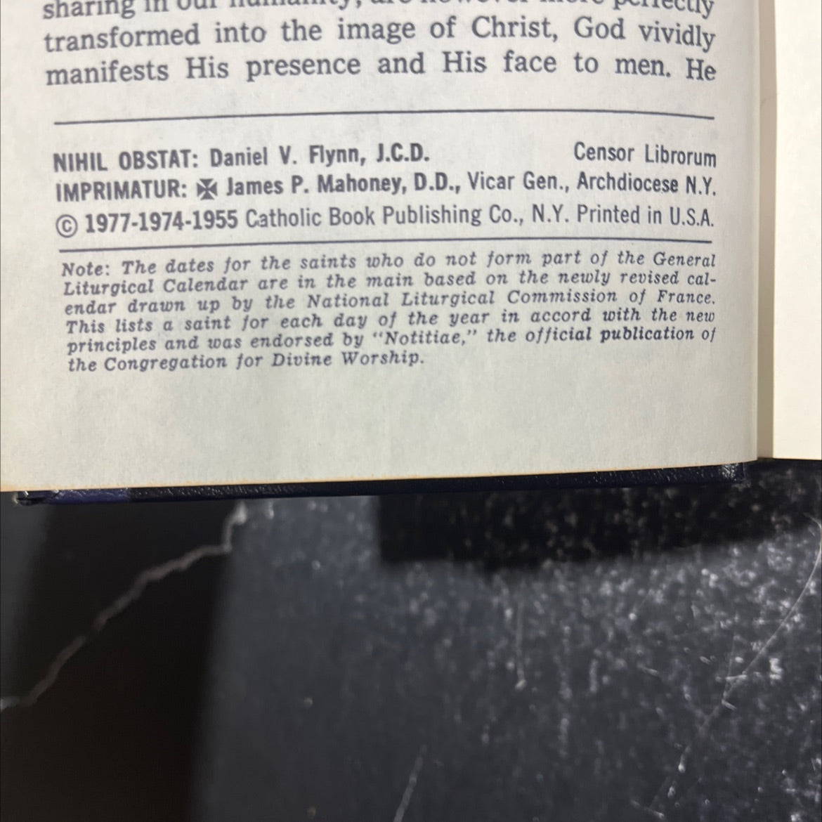 lives... of the saints for every day of the year book, by rev. hugo hoever, s.o.cist., ph.d., 1977 Hardcover image 3