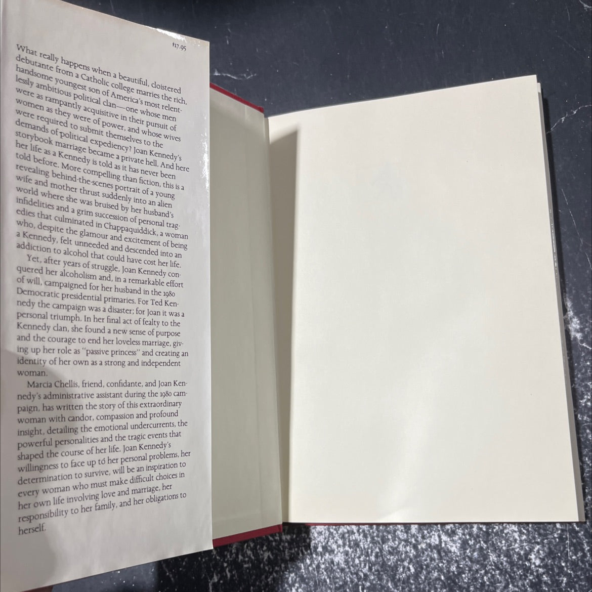 living with the kennedys book, by Marcia Chellis, 1985 Hardcover image 4