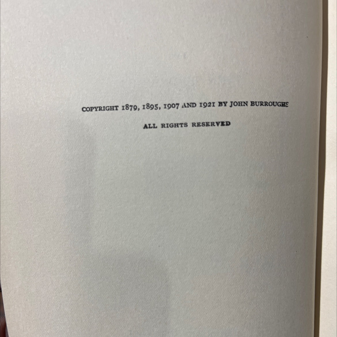 locusts and wild honey book, by john burroughs, 1921 Hardcover image 3