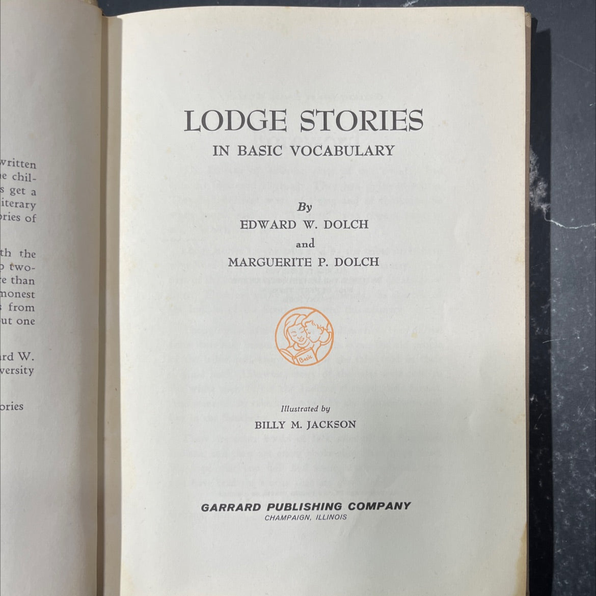 lodge stories in basic vocabulary book, by edward w. dolch, marguerite p. dolch, 1957 Hardcover image 2