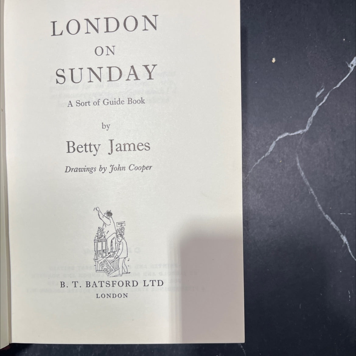 london on sunday a sort of guide book book, by betty james, 1964 Hardcover image 2