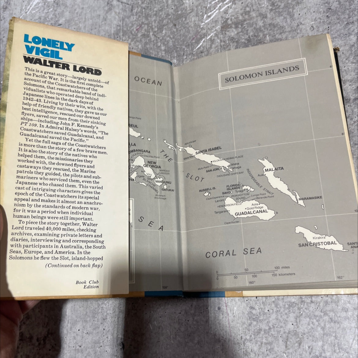 lonely vigil coastwatchers of the solomons book, by walter lord, 1977 Hardcover image 4