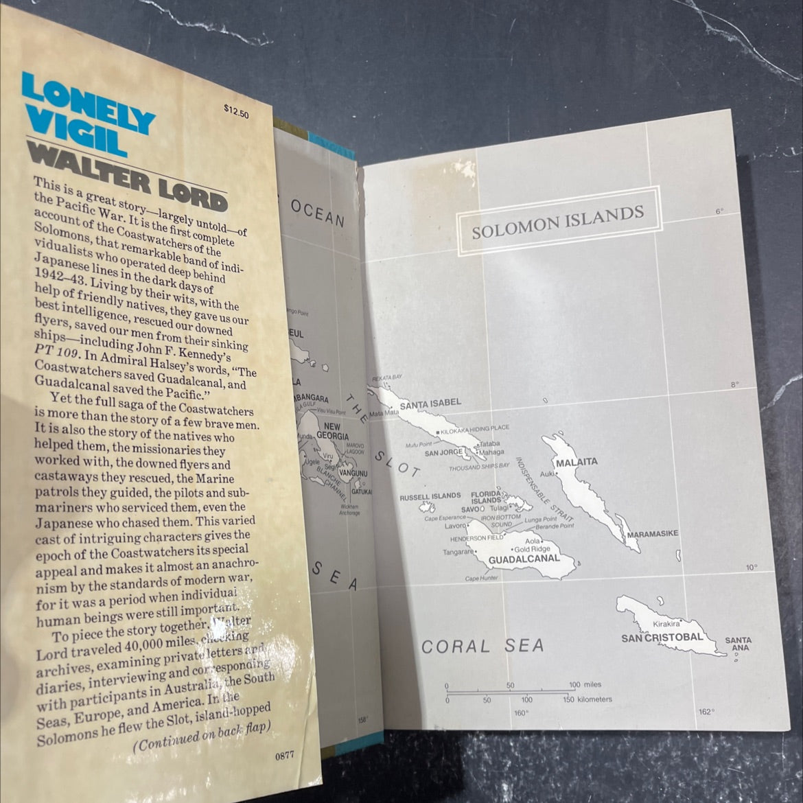 lonely vigil book, by walter lord, 1977 Hardcover image 4