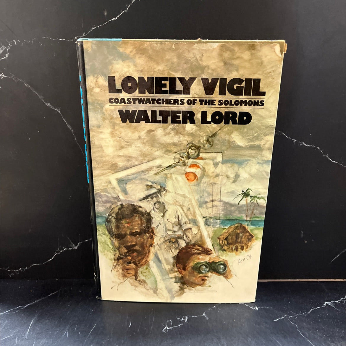lonely vigil book, by walter lord, 1977 Hardcover image 1