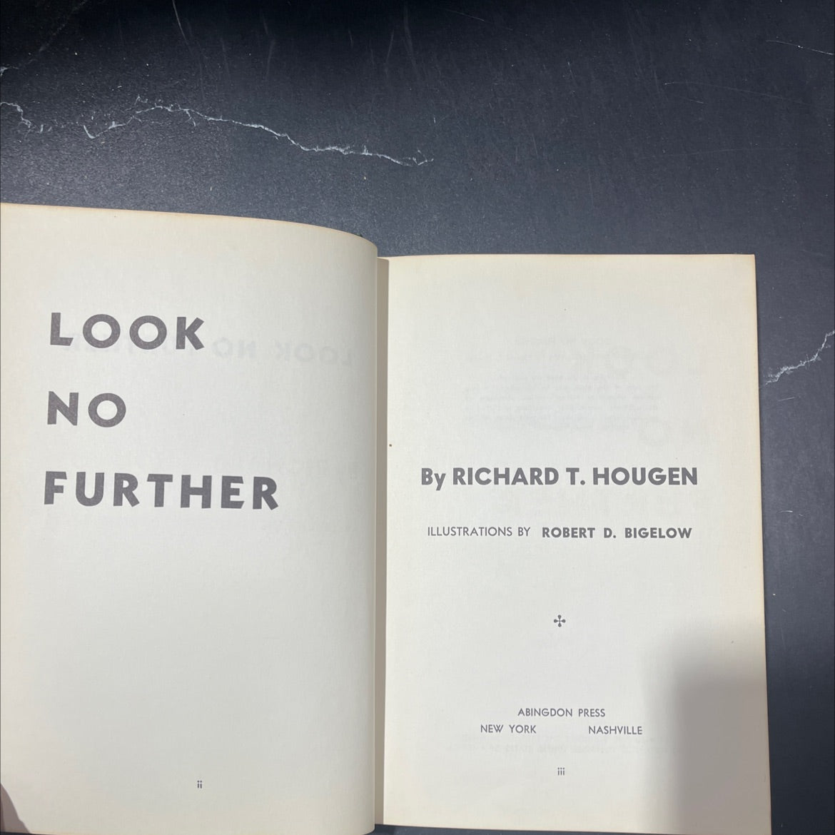 look no further book, by richard t. hougen, 1955 Hardcover image 2