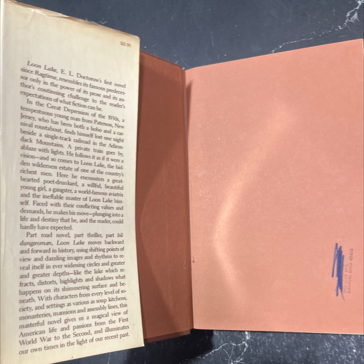 loon lake book, by E.L. Doctorow, 1980 Hardcover image 4