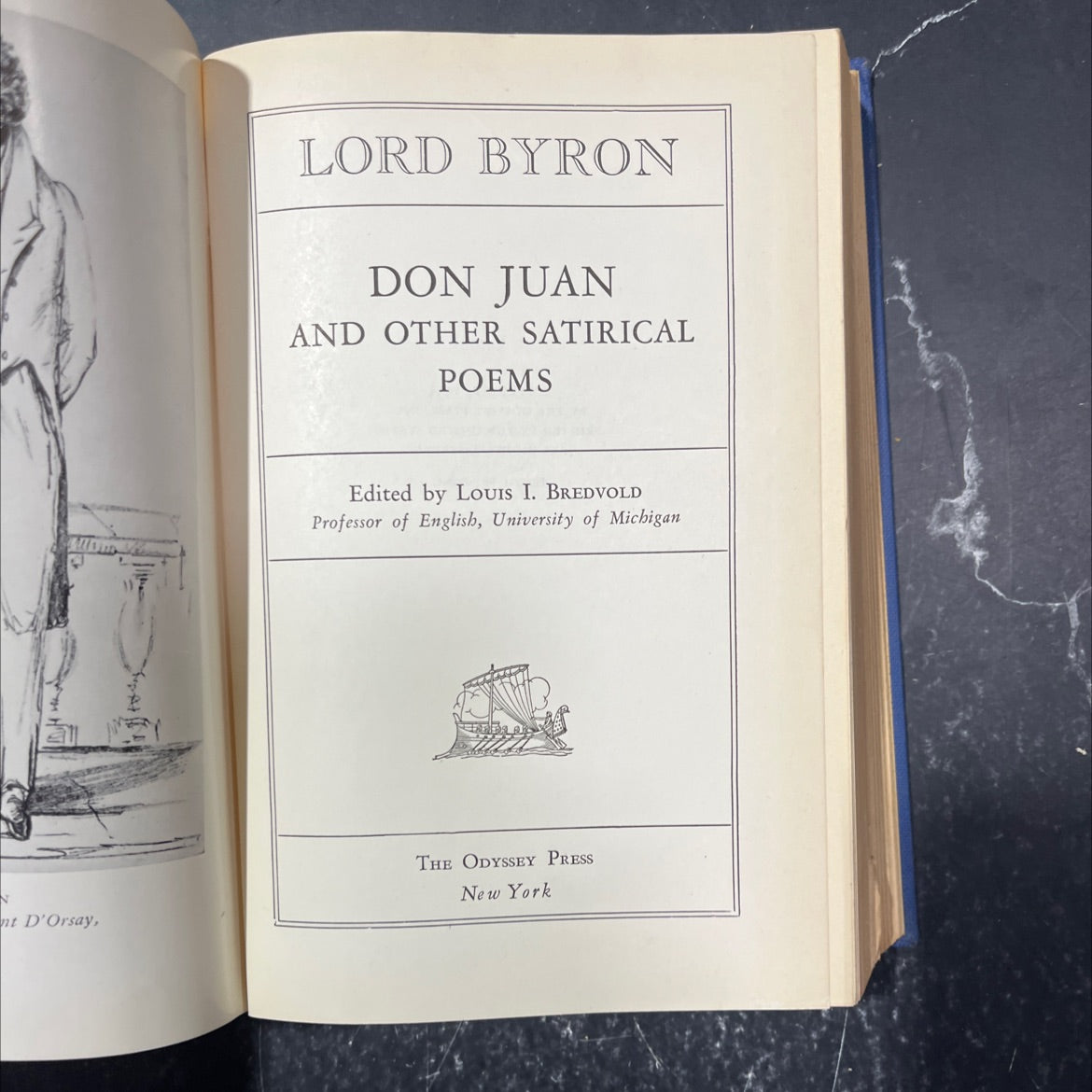 lord byron don juan and other satirical poems book, by lord byron, 1935 Hardcover image 2