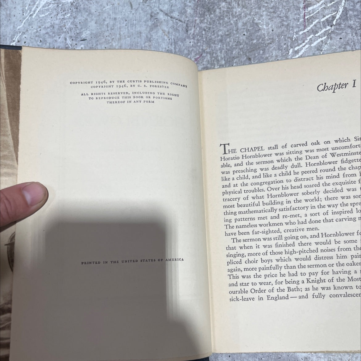 lord hornblower book, by c. s. forester, 1946 Hardcover image 3
