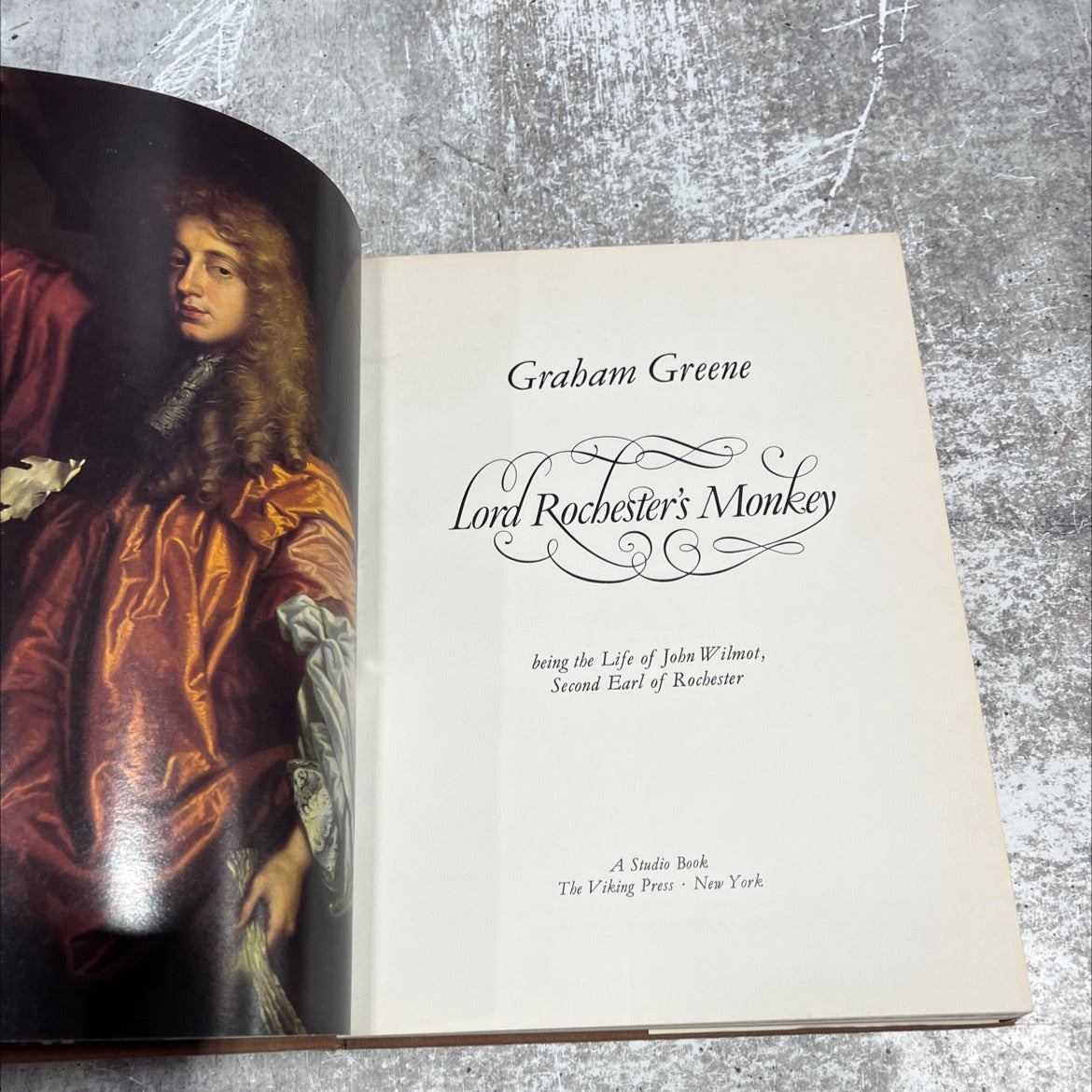 lord rochester's monkey being the life of john wilmot, second earl of rochester book, by graham greene, 1974 Hardcover image 2