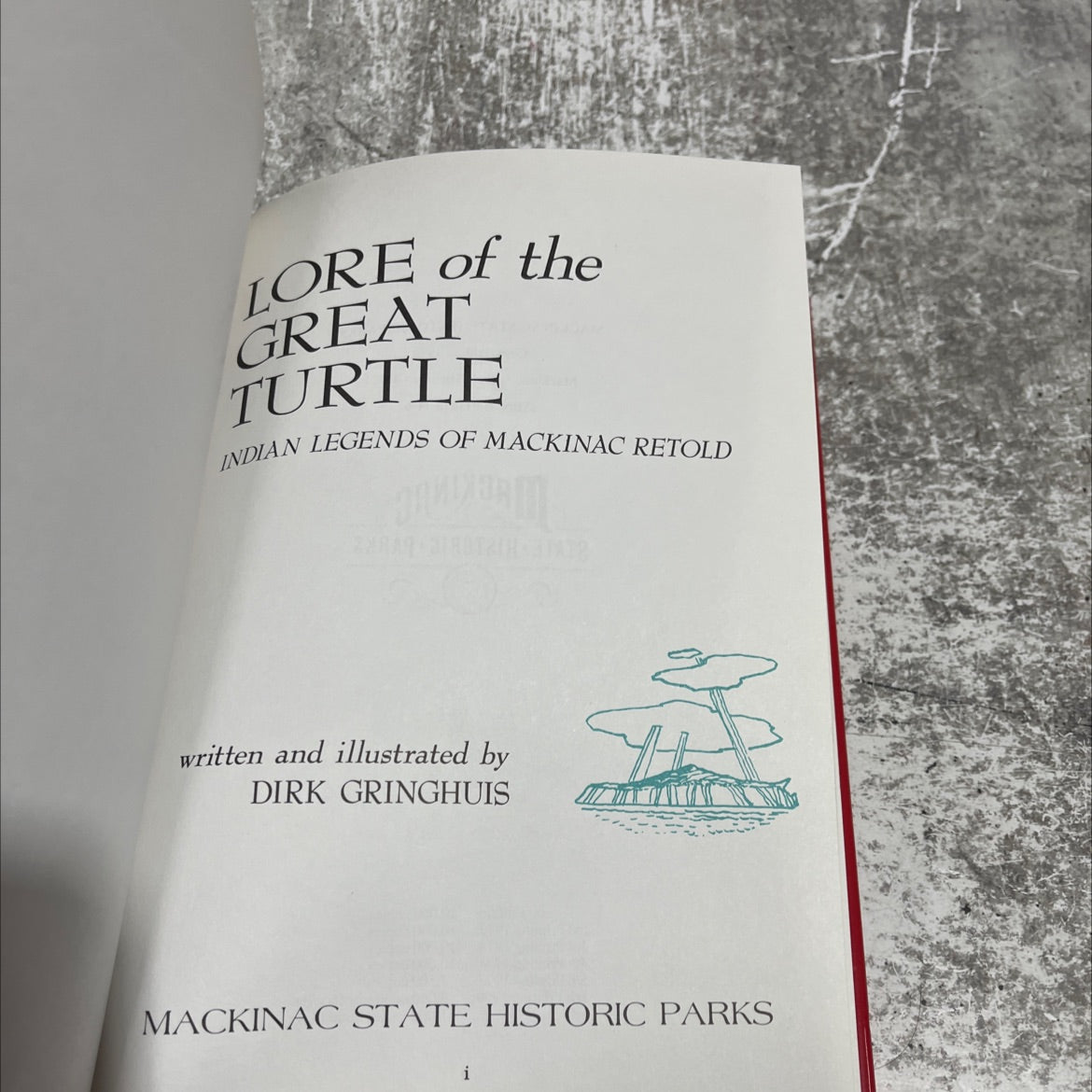 lore of the great turtle indian legends of mackinac retold book, by dirk gringhuis, 1999 Hardcover image 2