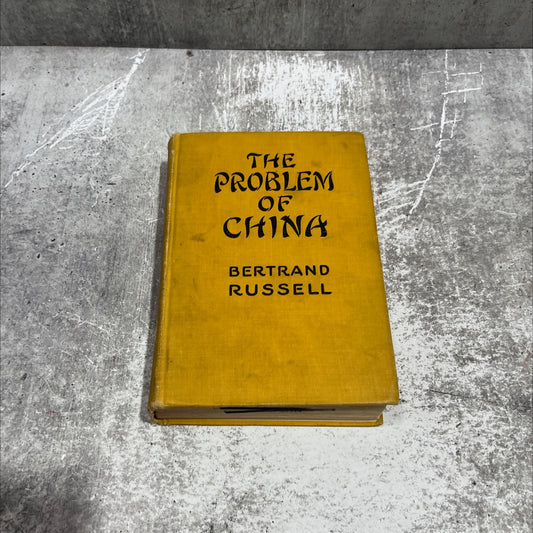 losophy rld the problem of china tion book, by bertrand russell, 1922 Hardcover image 1