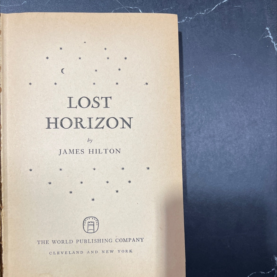 lost horizon book, by james hilton, 1947 Hardcover image 2