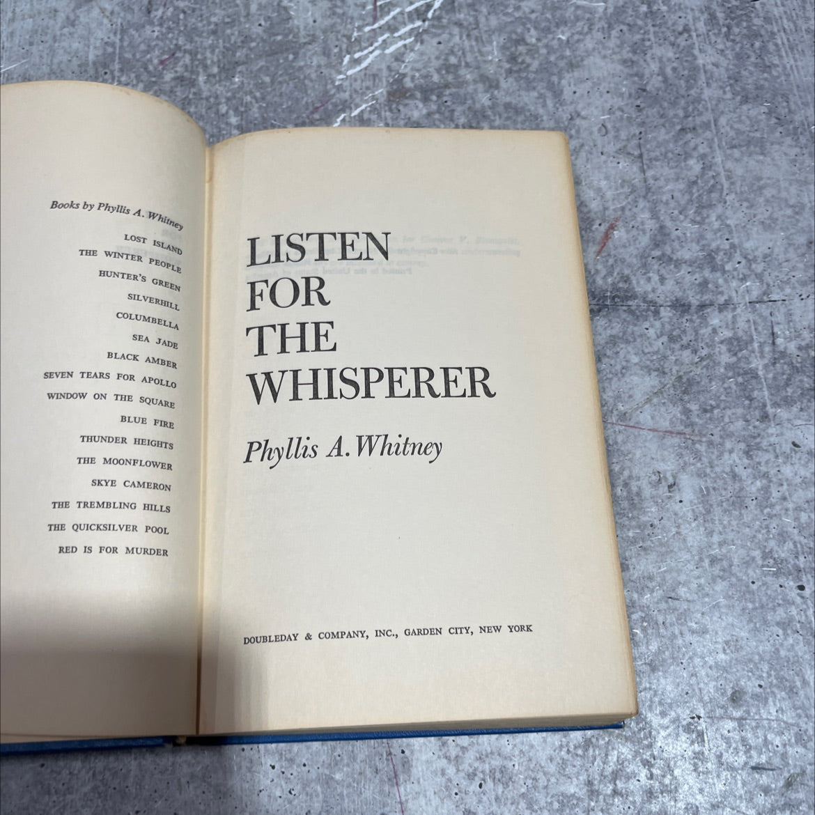 lost island book, by Phyllis A. Whitney, 1972 Hardcover image 2