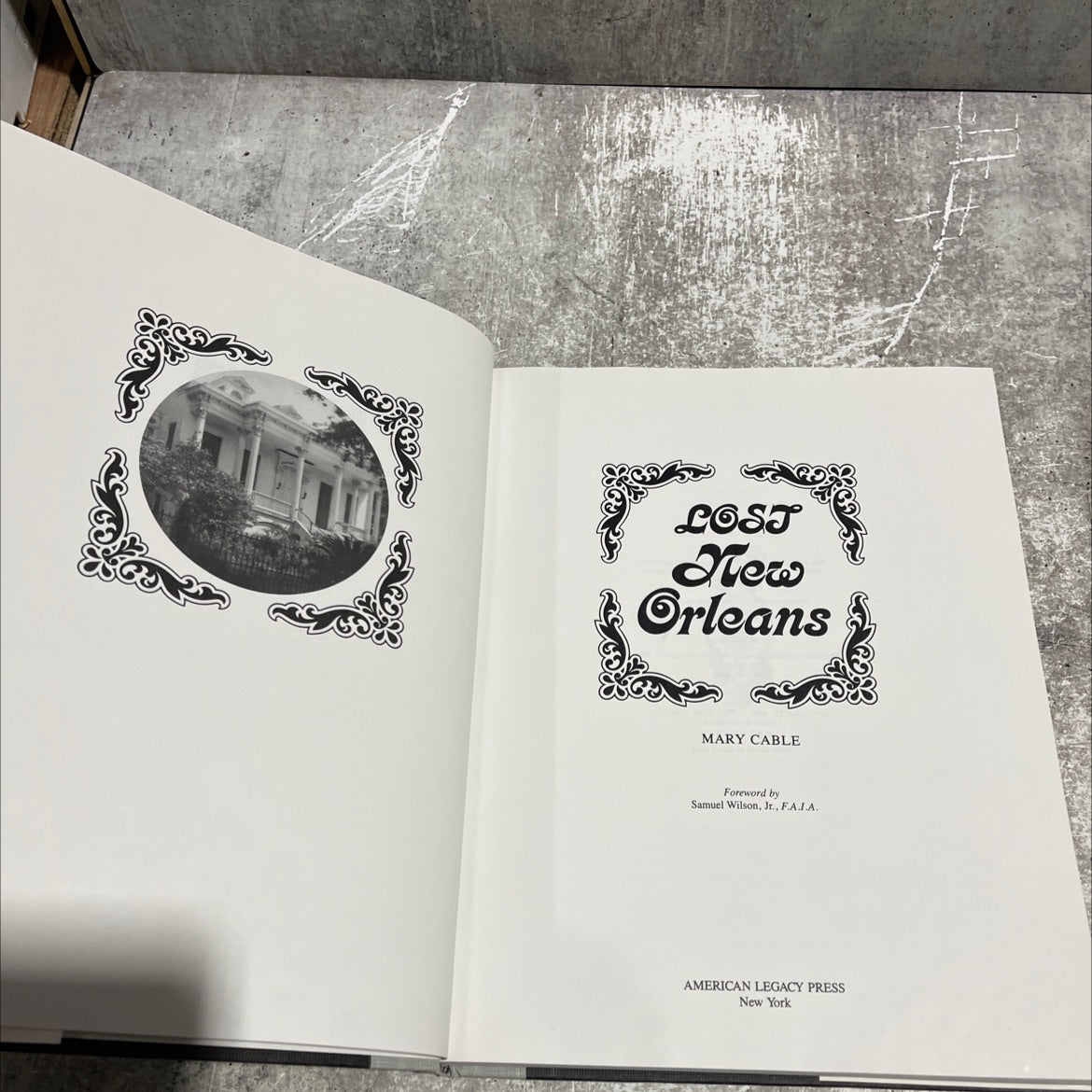 lost new orleans book, by mary cable, 1984 Hardcover image 2