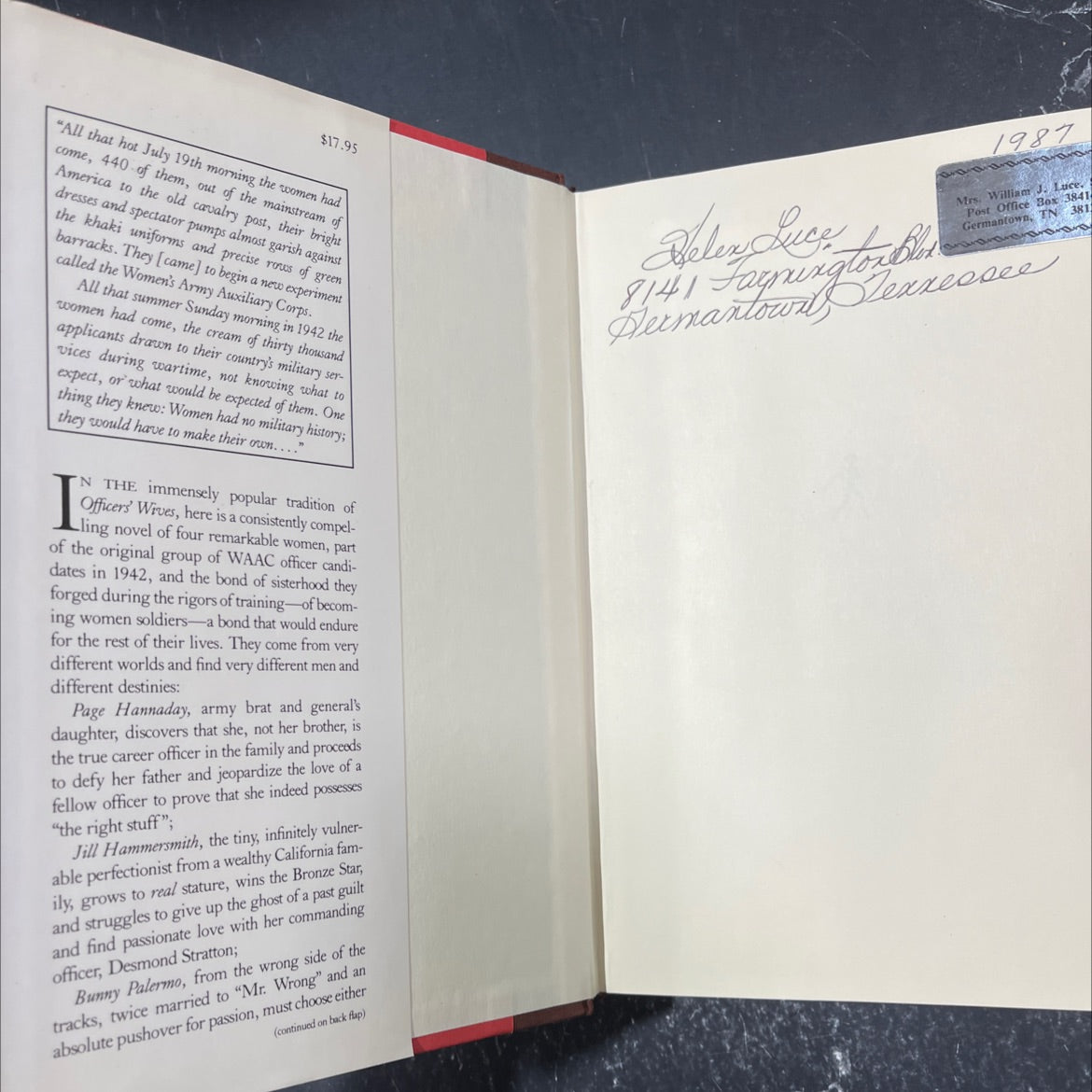 love and glory book, by jeane westin, 1985 Hardcover image 4