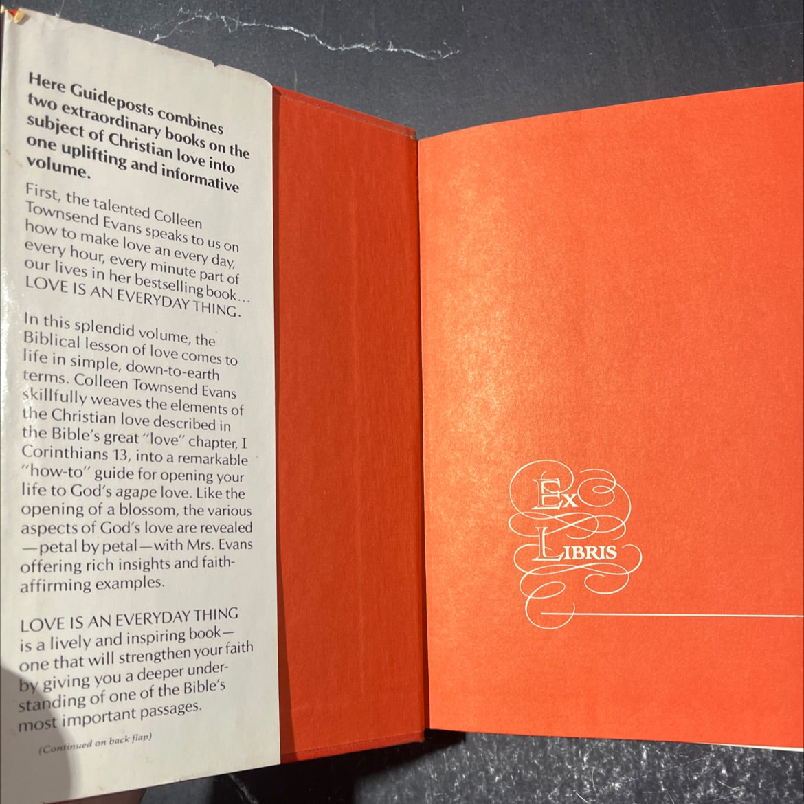 love everyday thing book, by Colleen Townsend Evans, 1974 Hardcover image 4