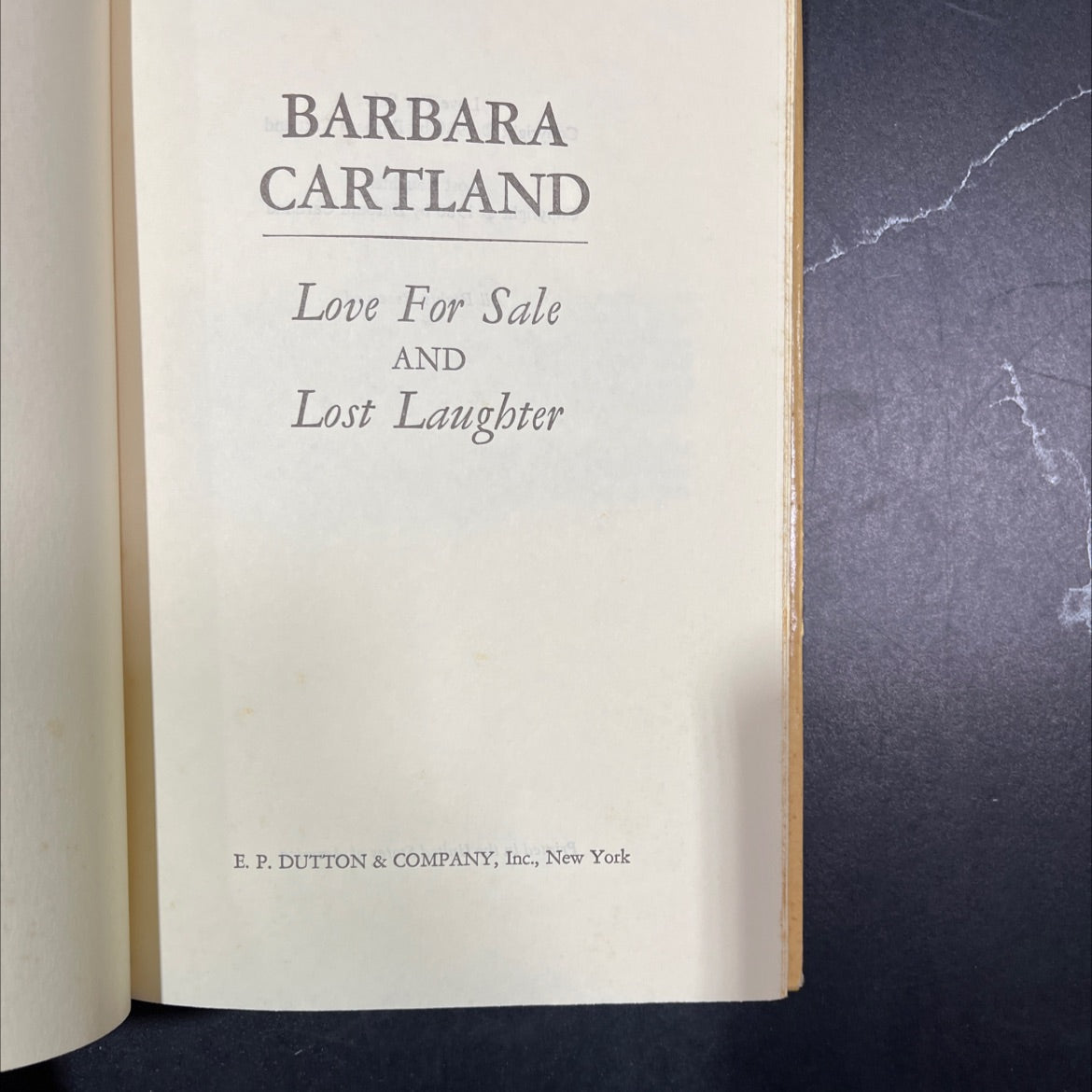 love for sale book, by barbara cartland, 1980 Hardcover image 2