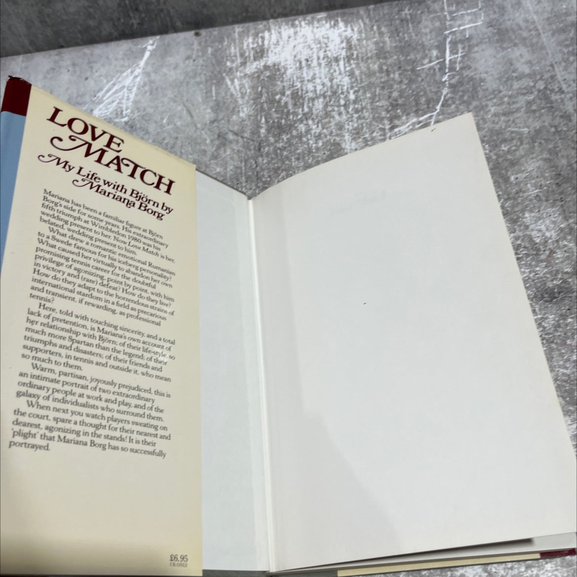 love match book, by mariana borg, 1991 Hardcover image 4