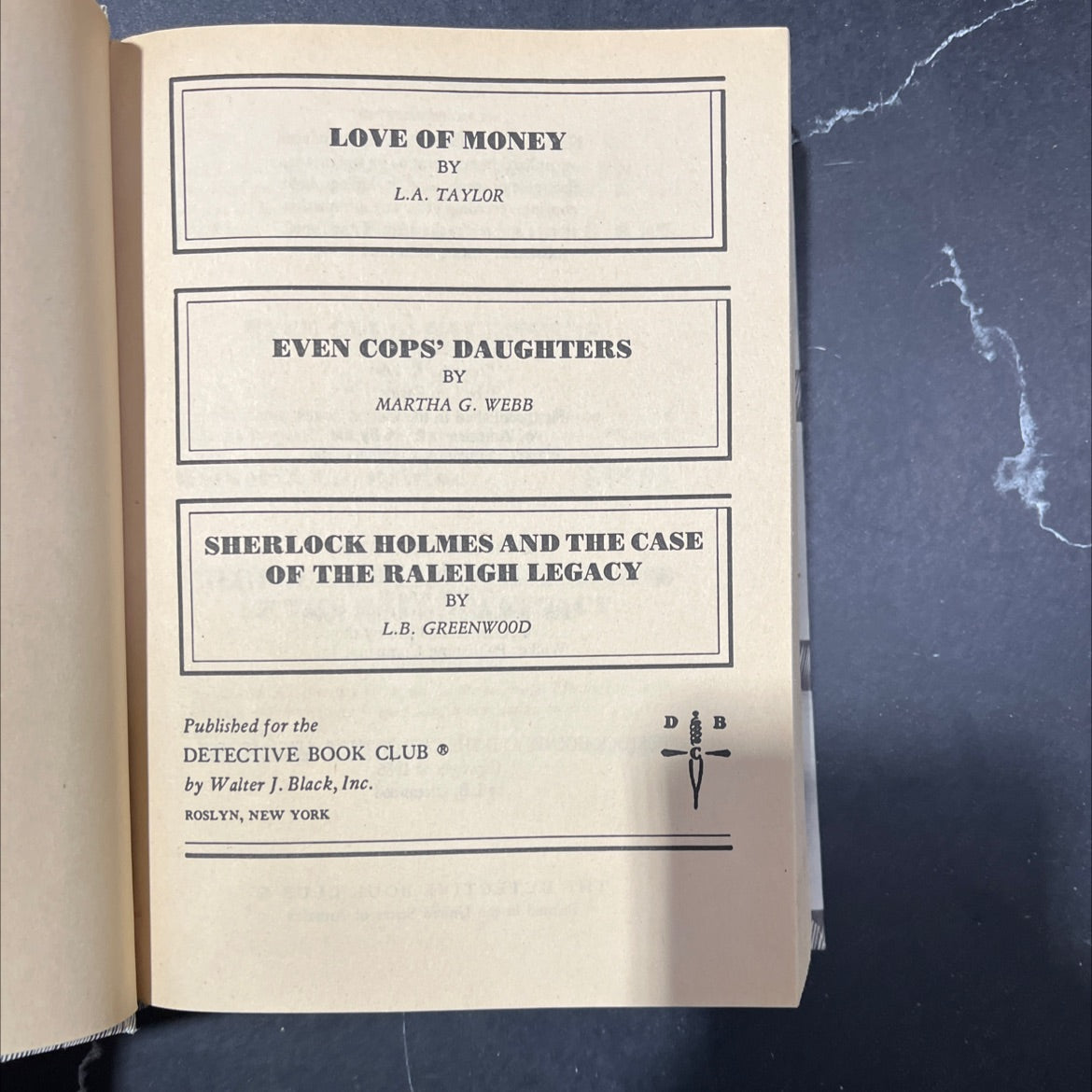 love of money book, by l.a. taylor, 1986 Hardcover image 2