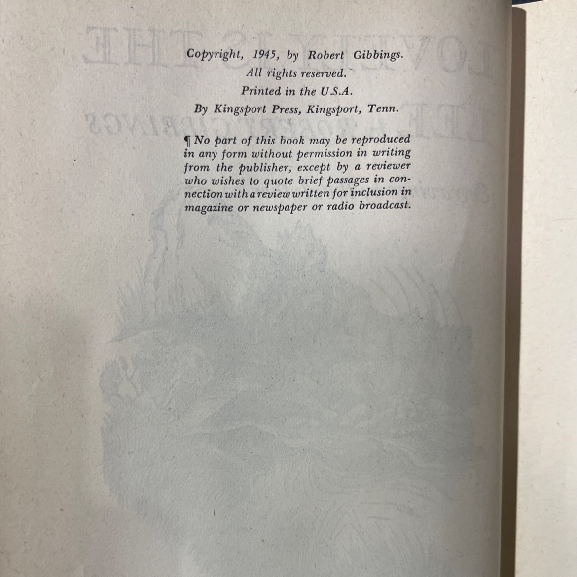 lovely is the lee book, by robert gibbings, 1945 Hardcover image 3