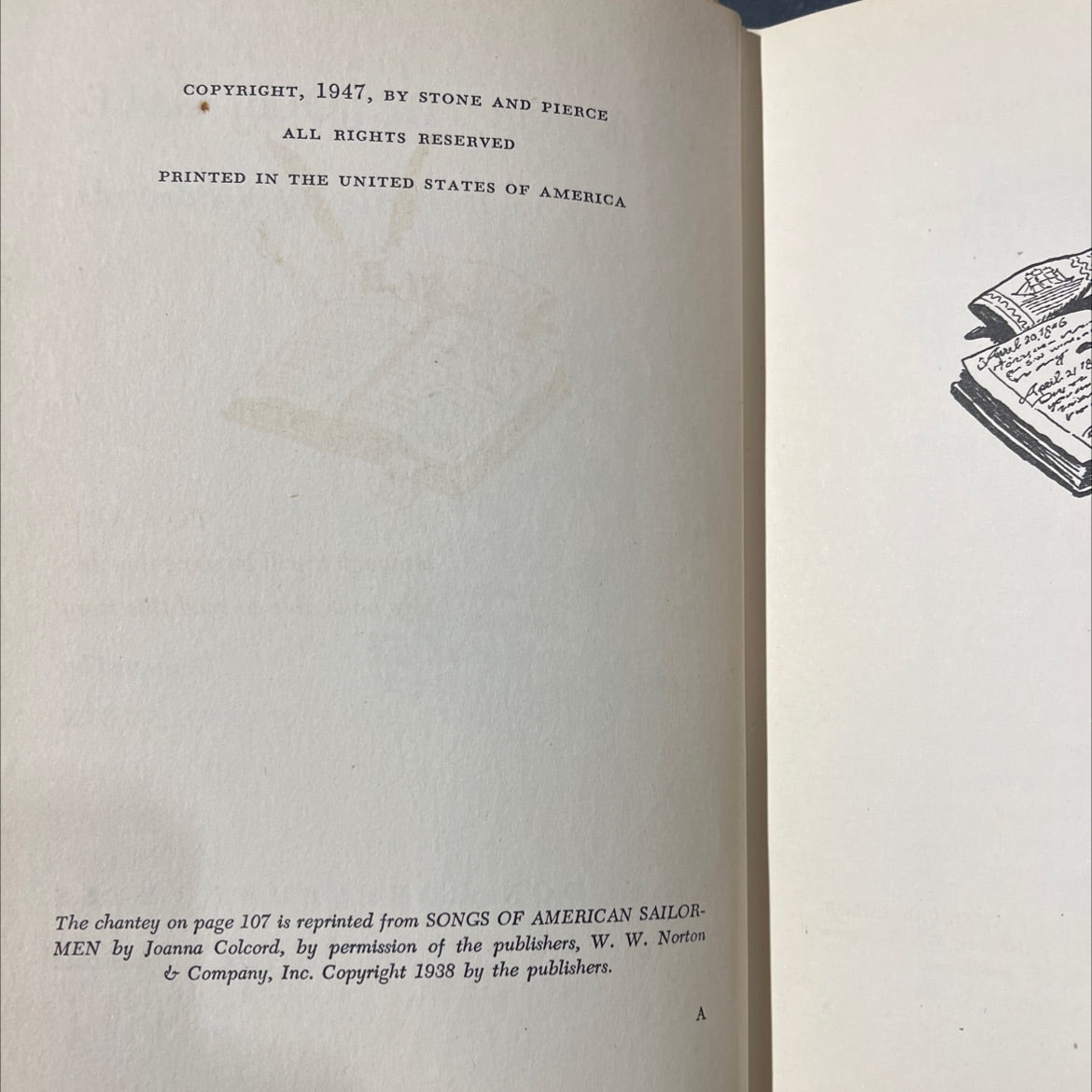 luck for the jolly gale book, by Cecile Pepin Edwards, 1947 Hardcover image 3