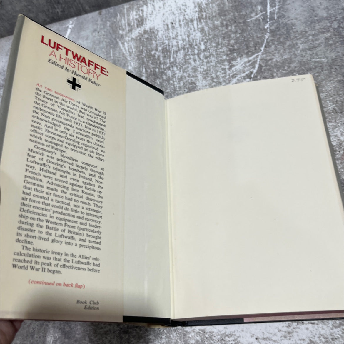 luftwaffe: a history book, by harold faber, 1977 Hardcover image 4