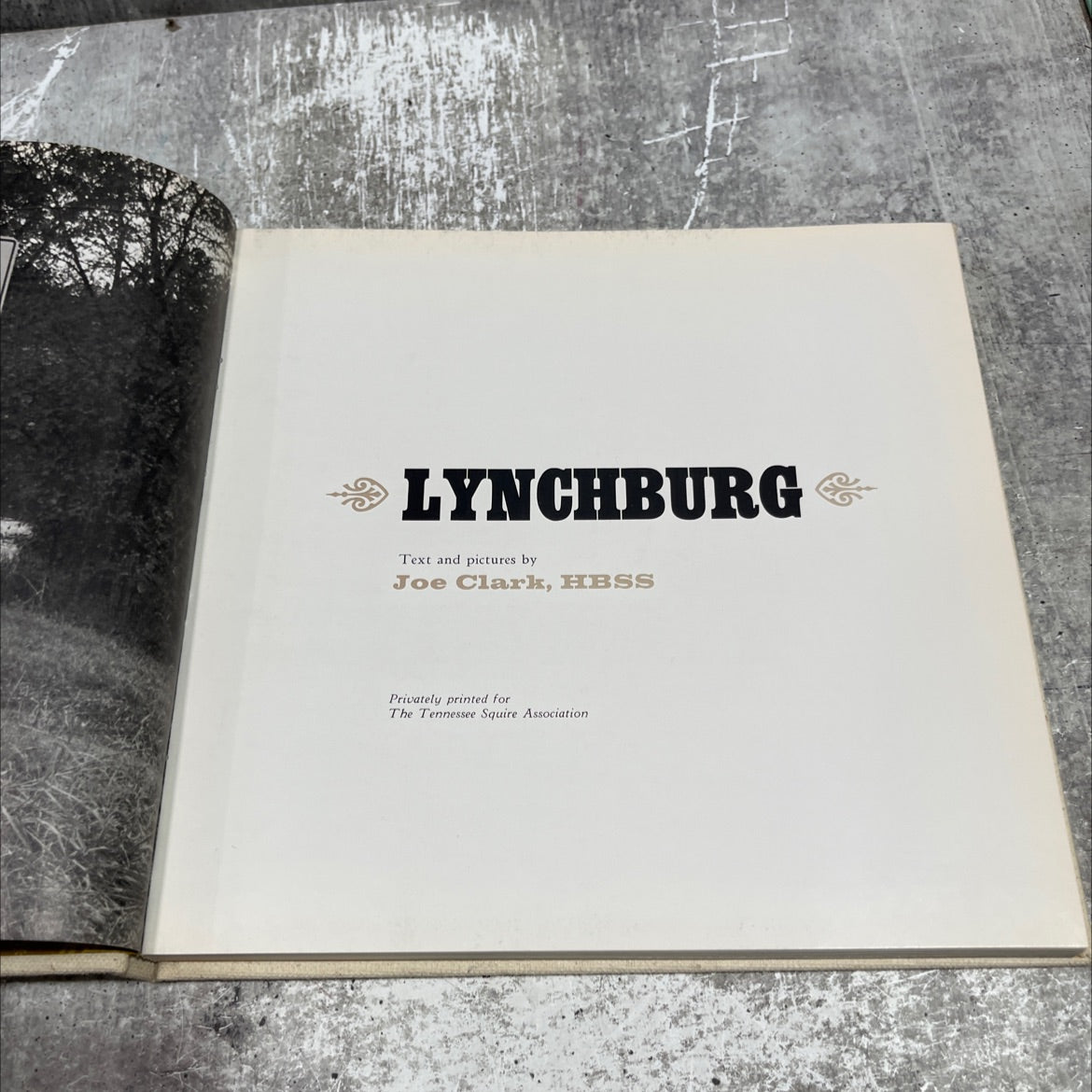 lynchburg book, by Joe Clark, 1971 Hardcover image 2