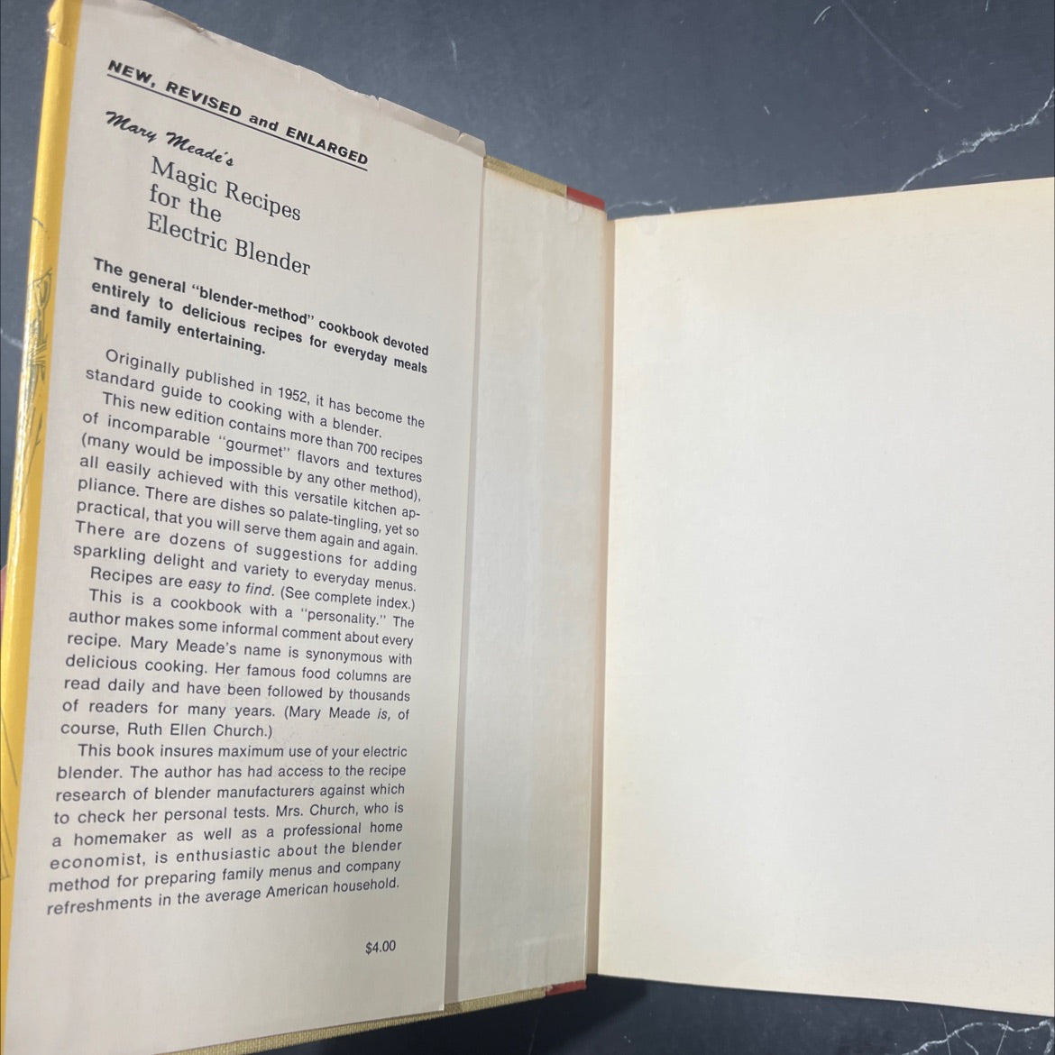 ade's fol magic recipes for the electric blender book, by ruth ellen church, 1965 Hardcover image 4