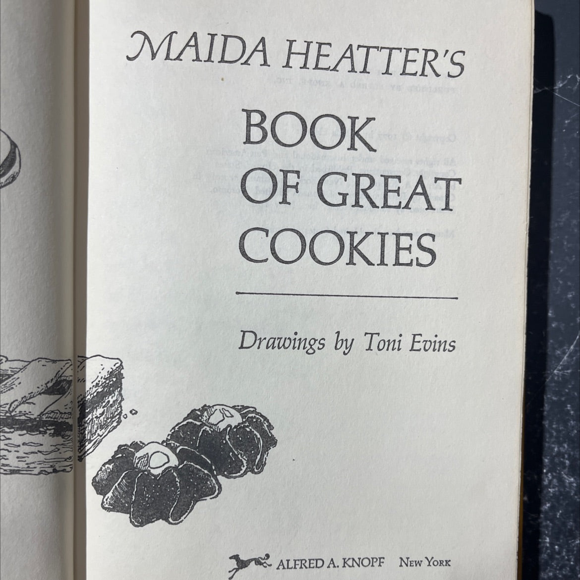 maida heatter's book of great cookies book, by Maida Heatter, 1977 Hardcover image 2