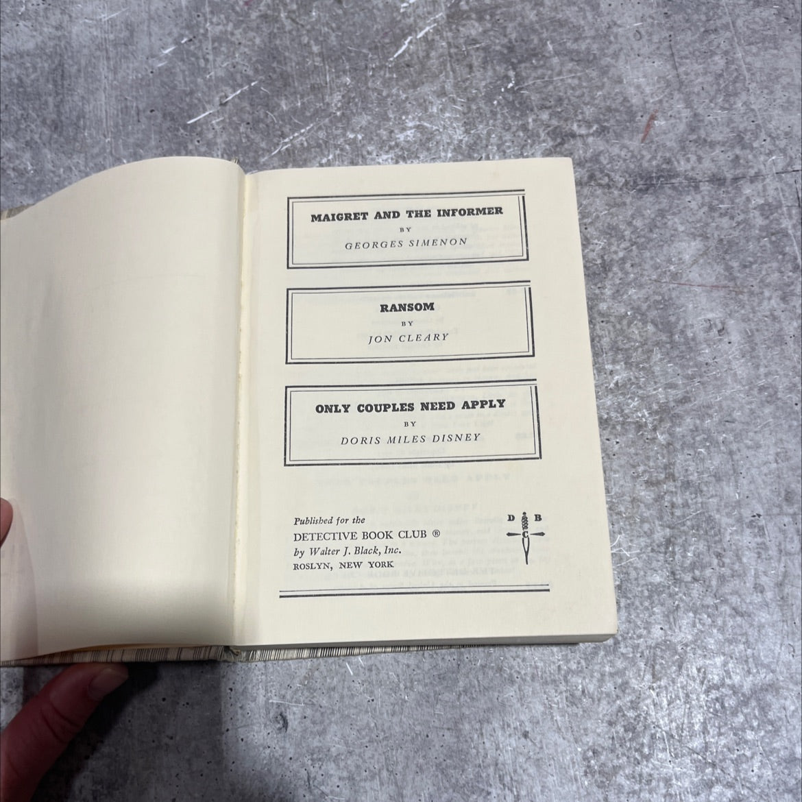 maigret and the informer book, by georges simenon, 1971 Hardcover image 2
