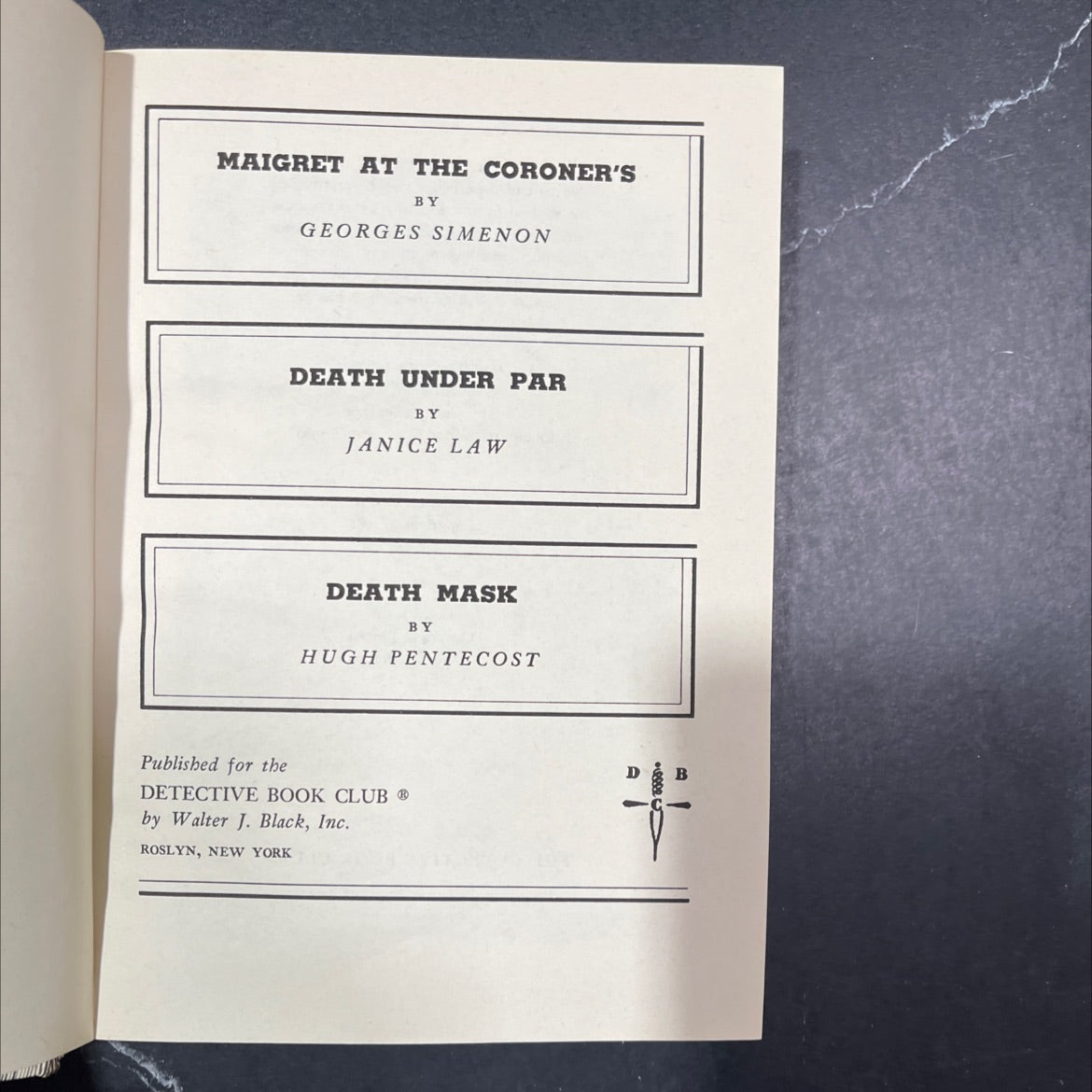 maigret at the coroner's book, by georges simenon, 1980 Hardcover image 2